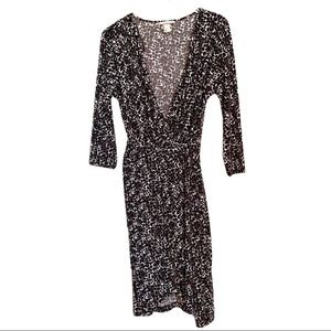 H&M dotted wrap dress